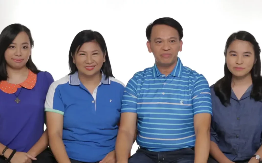 a family's transition from weak and sickly to healthy and happy
